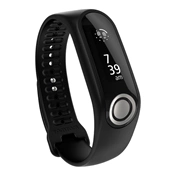 TomTom Touch okoskarkötő pulzusmérővel - testösszetétel, és aktivitáskövetés, fekete, kicsi