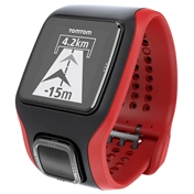 TomTom Multi-Sport Cardio GPS okosóra - fekete/piros
