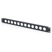 Digitus 1U rack panel for 12 x D-Type modules