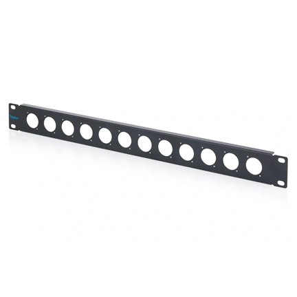 Digitus 1U rack panel for 12 x D-Type modules