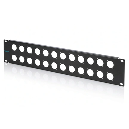 Digitus 2U rack panel for 24 x D-Type modules