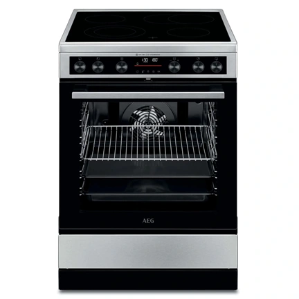 AEG CCB6693APM SteamBake kerámialapos tűzhely gőzfunkcióval, AirFry, pirolitikus tisztítás