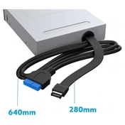 AKASA 1xUSB-C 20Gb/s + 2xUSB-A 5Gb/s