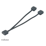 AKASA 2x RGB LED elosztó 12cm 2db