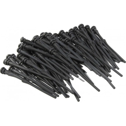 AKASA Rubber Case Fan Mounts - Black 60pk