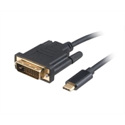 AKASA USB3.1 C - DVI-D - 18cm AK-CBCA10-18BK