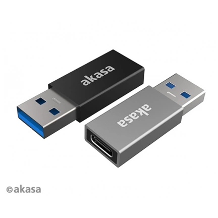 AKASA USB Type-A M to Type-C F 2pk