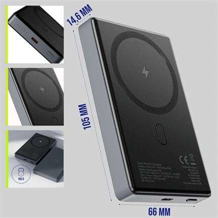 ALLITY APB-300 10000 mAh, 20W, MagSafe powerbank