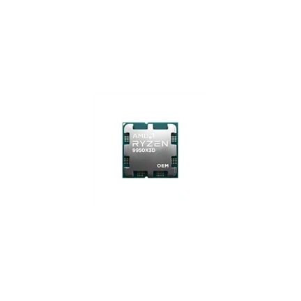 AMD Ryzen 9 9950X3D processzor - AM5 4,3/5,7GHz 16C/32T 144MB 170W tálcás