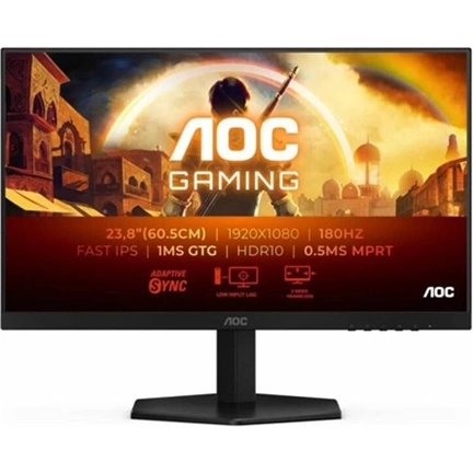 AOC 24G42E monitor 23.8" Fast IPS, 0,5ms, 180Hz, Full HD