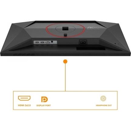 AOC 24G4HA monitor 23,8" Full HD, IPS, 0,5ms, 200Hz, HDR10, Adaptive Sync