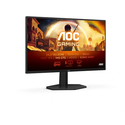 AOC 25G42E monitor 24,5" Fast IPS, 1ms, 180Hz, Full HD, HDR 10