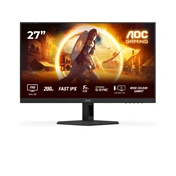 AOC 27G4HRE monitor 27" Full HD, IPS, 0,5ms, 200Hz, HDR10, G-Sync Compatible