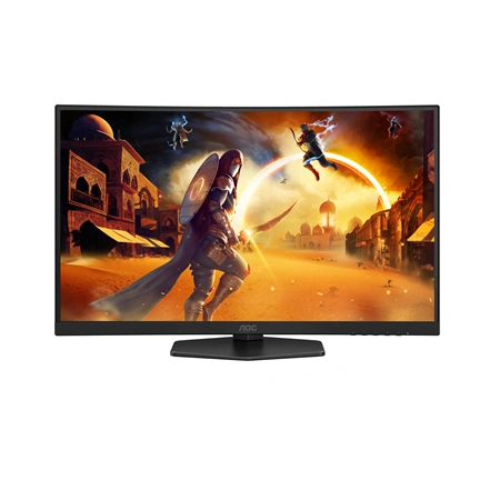 AOC C27G4ZXU monitor - 27" ívelt 1500R FHD Fast VA HDR10 280Hz Adaptive Sync