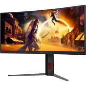 AOC CU34G4Z ultraszéles ívelt 1500R WQHD VA 0,3ms 240Hz állítható magasságú állvány