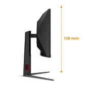 AOC CU34G4Z ultraszéles ívelt 1500R WQHD VA 0,3ms 240Hz állítható magasságú állvány