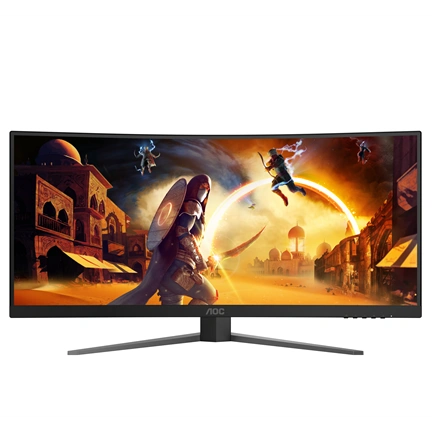 AOC CU34G4Z ultraszéles ívelt 1500R WQHD VA 0,3ms 240Hz állítható magasságú állvány