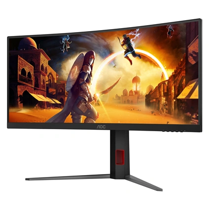AOC CU34G4Z ultraszéles ívelt 1500R WQHD VA 0,3ms 240Hz állítható magasságú állvány