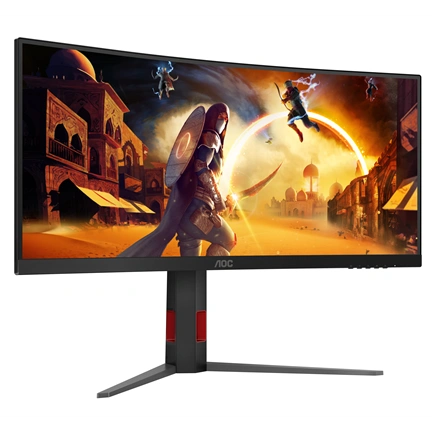 AOC CU34G4Z ultraszéles ívelt 1500R WQHD VA 0,3ms 240Hz állítható magasságú állvány