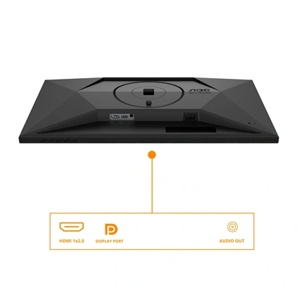 AOC Gaming 180Hz IPS monitor 27" Q27G4XF, 2560x1440, 16:9, 300cd/m2, 1ms, 2xHDMI/DisplayPort, hangszóró, áll. mag., piv