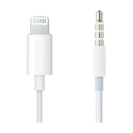 APPLE Lightning – 3,5 mm-es audiokábel (1,2 m) – fehér