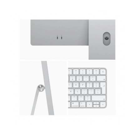 APPLE iMac 24" Retina 4.5K M1 8C CPU/7C GPU/8GB/256GB - ezüst