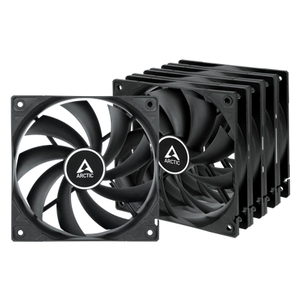 ARCTIC F12 Black 5pk Value Pack