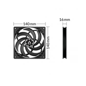 ARCTIC P14 Slim PWM PST