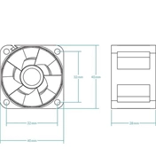 ARCTIC S4028-15K40mm Server Fan