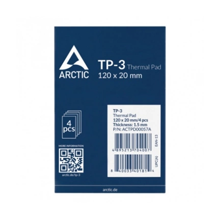 ARCTIC TP-3 120x20mm, 1.5mm - 4 Pack