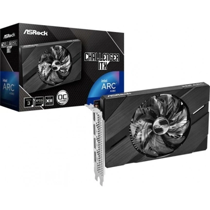 ASROCK Intel Arc A380 Challenger ITX 6GB OC