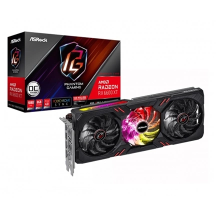 ASROCK Radeon RX 6600 XT Phantom Gaming D 8G OC
