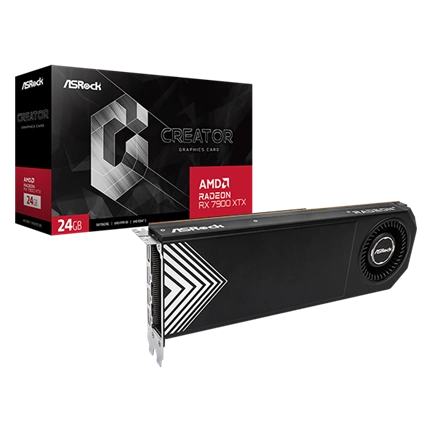 ASRock AMD Radeon RX 7900 XTX Creator 24GB GDDR6 videokártya
