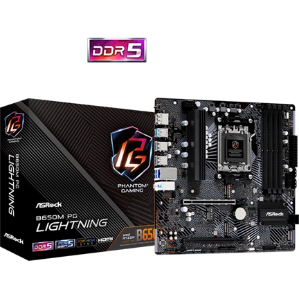 ASRock B650M PG Lightning – AM5 DDR5 7200+