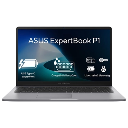 ASUS COM NB Expertbook P1403CVA-S60779 14" FHD, i7-13620H, 16GB, 1TB M.2, INT, NOOS, Szürke