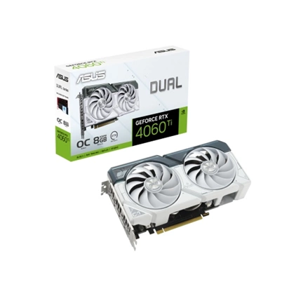 ASUS Dual GeForce RTX 4060 8GB GDDR6 OC WHITE