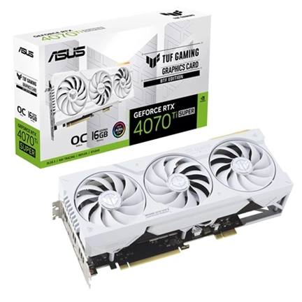 ASUS TUF Gaming GeForce RTX 4070 Ti SUPER OC 16GB GDDR6X BTF WHITE
