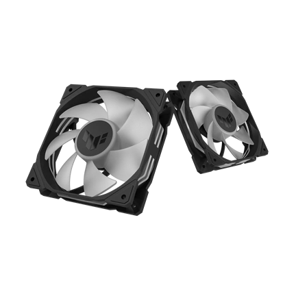 ASUS TUF Gaming TR120 ARGB reverse blade - fekete