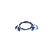 ATEN CONSOLE Kábel PS/2 sw.- USB KVM 2m