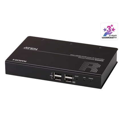 ATEN Extender Slim, HDMI, KVM over IP (Receiver), KE8900SR-AX-G