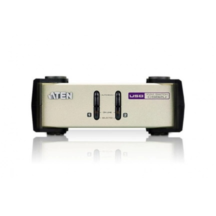 ATEN KVM Switch 2PC USB+PS/2 +kábel CS-82U