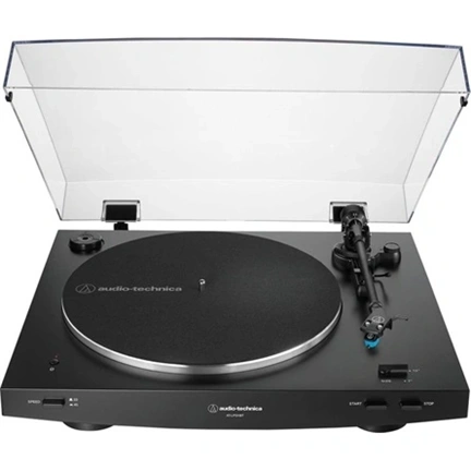 AUDIO TECHNIKA AT-LP3XBTBK szíjhajtású lemezjátszó, teljesen automatikus működtetésű, fekete