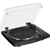 AUDIO TECHNIKA AT-LP3XBTBK szíjhajtású lemezjátszó, teljesen automatikus működtetésű, fekete