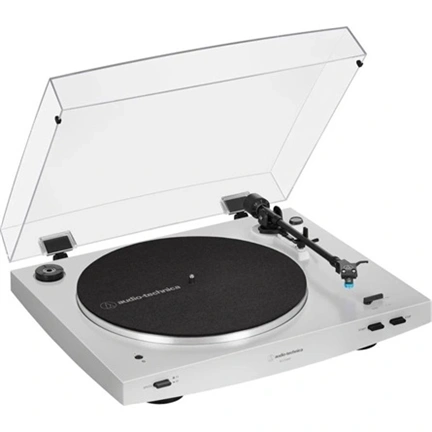 AUDIO TECHNIKA AT-LP3XBTWH szíjhajtású lemezjátszó, teljesen automatikus működtetésű, fehér
