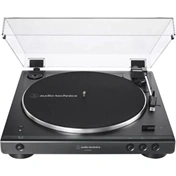 AUDIO TECHNIKA AT-LP60XBTBK szíjhajtású lemezjátszó, BT, teljesen automatikus működtetésű, fekete