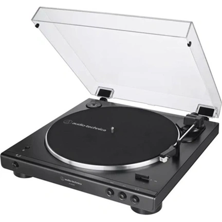 AUDIO TECHNIKA AT-LP60XBTBK szíjhajtású lemezjátszó, BT, teljesen automatikus működtetésű, fekete