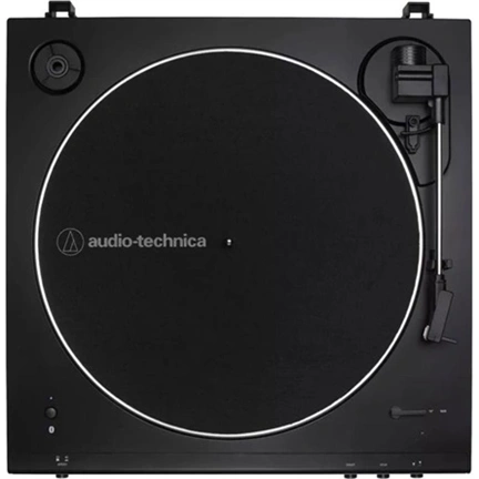 AUDIO TECHNIKA AT-LP60XBTBK szíjhajtású lemezjátszó, BT, teljesen automatikus működtetésű, fekete
