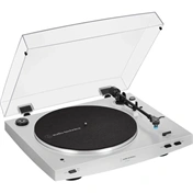 AUDIO TECHNIKA AT-LP60XBTWH szíjhajtású lemezjátszó, BT, teljesen automatikus működtetésű, fehér