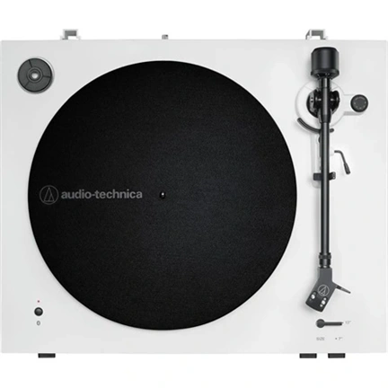 AUDIO TECHNIKA AT-LP60XBTWH szíjhajtású lemezjátszó, BT, teljesen automatikus működtetésű, fehér