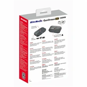 AVerMedia Video Capture Box, Live Streamer CAP 4K (BU113G2)